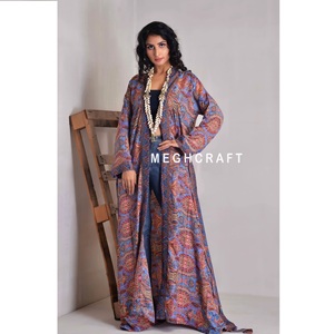 Bohemian Silk <b>Kimono</b> Robe Lightweight & Breathable Printed Long <b>Kimono</b> Robes <b>Women</b> Dressing Sleepwear Bathrobe - Product Image 5