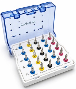 Juego de Fresas Quirúrgicas Dentales Cónicas con Puntas de Corte de Precisión y Estuche Organizador Esterilizable para Procedimientos Profesionales - Product Image 3