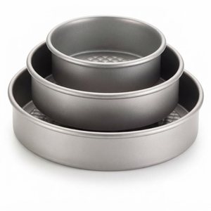 Moule à pâtisserie rond en aluminium robuste pour four, moule à gâteau, plaque à pizza profonde, ustensile de cuisson professionnel pour la cuisine, vente en gros - Product Image 5