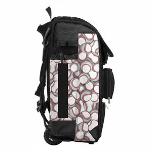 Bolsa de béisbol al por mayor con compartimento para casco, fundas para bates, almacenamiento para zapatos y correas acolchadas para jugadores. - Product Image 3