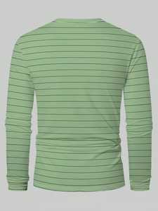 เสื้อยืดผู้ชายคอตตอนแท้ 100% คุณภาพดี ขายส่ง เสื้อยืดคอกลม แขนยาว สไตล์สตรีทแวร์ลำลอง พิมพ์ลาย 3 มิติ - Product Image 3