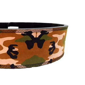 Hot Sale Adjustable PU Leather Back Waist Support Workout PowerLifting Gym Power Lifting Leather Belts - Product Image 5