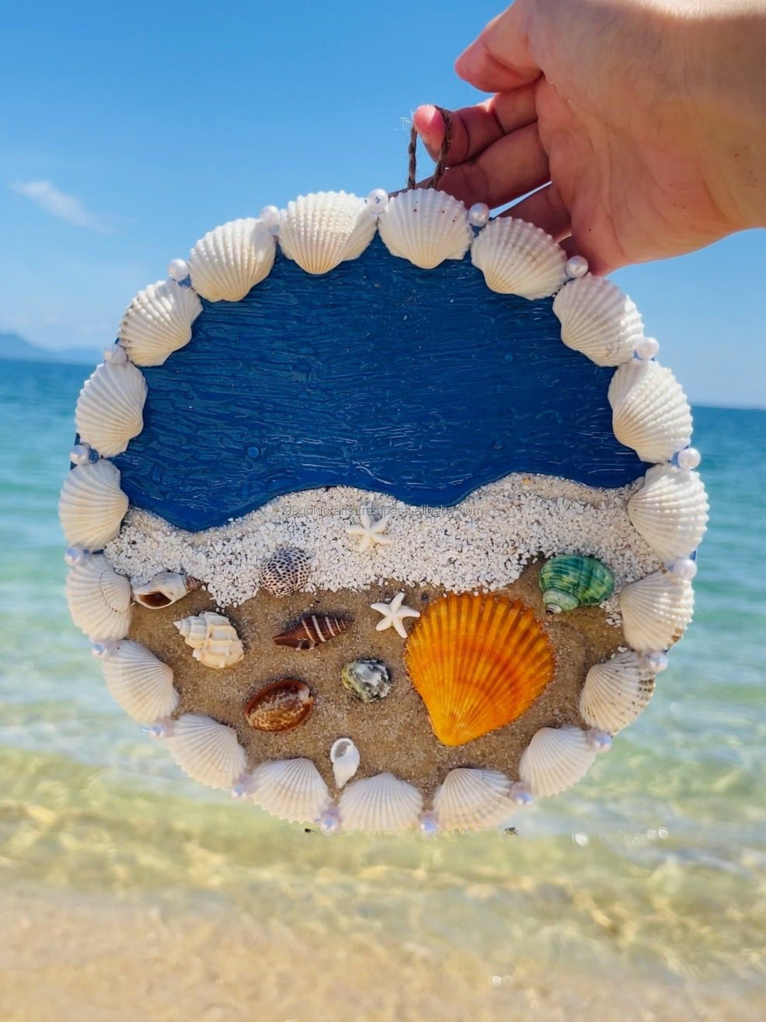 สีฟ้าสีเหลืองสีขาวสีส้ม