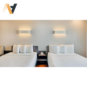 Ensemble de meubles de chambre à coucher modernes et minimalistes en bois dur Motel 6 Hotels Ngoc Hoang Anh Panneau de bois de couleur personnalisée pour hôtels hôpitaux - Product Image 3