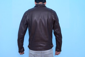 Chaqueta de Cuero Casual para Hombre de Alta Calidad, Corte Elegante, Cuello Alto, Cuero PU Suave, Lona Transpirable de Secado Rápido, Diseño Otoñal - Product Image 4