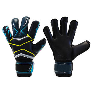 Guantes de Portero de Fútbol de Cuero de Alta Calidad, Ajustables, con Protección para los Dedos, Equipo Deportivo Profesional, OEM Personalizado - Product Image 1