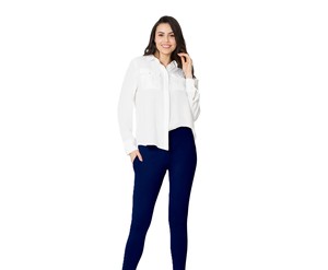Leggings tricotés mi-taille pour femmes, personnalisables avec logo, sans couture, respirants, pour le fitness, la gym et le yoga, collection été – Qualité supérieure, prix de gros - Product Image 5