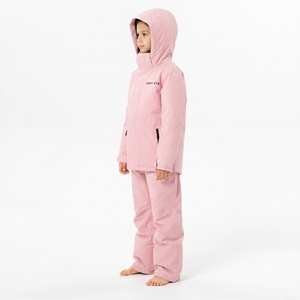 Combinaison de ski rose pour filles Hawk Eye, imperméable, à capuche, ensemble de vêtements d'hiver pour enfants - Product Image 3