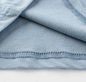 Camisetas de Manga Corta para Bebés, Niñas y Niños, Informales, Lisas, 100% Algodón Suave, Ropa Infantil - Product Image 3