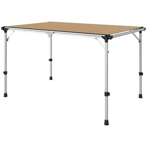 Tavolo da Campeggio Pieghevole in Alluminio Regolabile per Picnic Portatili, Barbecue in Spiaggia e Uso in Cucina - Product Image 1