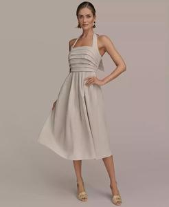 Abito Midi con cravatta da Donna | Donna Karan New York - Product Image 6