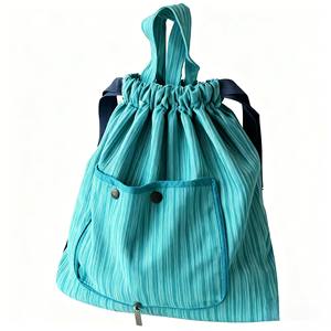 กระเป๋าเป้สะพายหลังแบบมีเชือกรูดกันน้ำสำหรับเล่นกีฬาความจุขนาดใหญ่สำหรับเดินทางออกกำลังกายกระเป๋าเป้สะพายหลังแบบกำหนดเองพิมพ์ลาย - Product Image 4