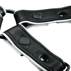 Collier en cuir noir avec boucle en métal et sangle réglable pour usage BDSM - Product Image 5