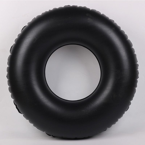 <b>Inflatable</b> Swimming Ring Round Green Lemon Pattern PVC <b>Float</b> - Product Image 3
