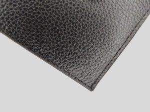 Tarjeteros Cortos de Cuero Genuino de Alta Calidad con Forro de Seda para Hombre, Protección RFID, Cartera Duradera, Fabricación Personalizada OEM - Product Image 5