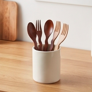 Ensemble de couverts en bois faits à la main, 12 pièces, finition naturelle, ensemble de couverts parfait pour les mariages, la table et l'hôtellerie - Product Image 3