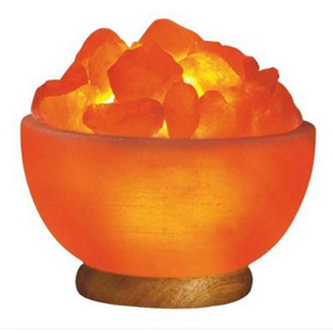 Handmade Inspired Home Accent with Warm Crystal <b>Lighting</b> Fire Bowl Himalayan Salt Lamp for Bedroom Living Room Table Office - Product Image 3