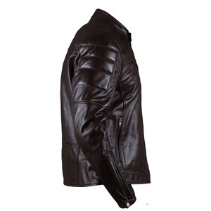 Autumn Winter Men's Casual Zipper PU Leather <b>Jacket</b> Men Clothing Slim Long Sleeve Leather Fashion <b>Jacket</b> Motorcycle <b>Jacket</b> - Product Image 4