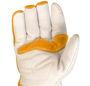 Custom Made Welding <b>Gloves</b> Palm Reinforcement Straight Thumb Pull On Features Heat Resistant Work <b>Gloves</b> For Unisex - Product Image 3