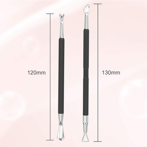 Empujador de Cutículas de Acero Inoxidable de Alta Calidad para Manicura, Empujador de Cutículas de Doble Punta para Uñas de Manos y Pies - Product Image 2
