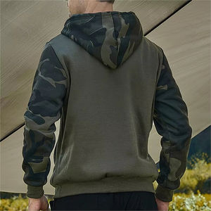 Sweat-shirts à capuche camouflage pour hommes, impression par sublimation, vente en gros, style hip-hop - Product Image 6