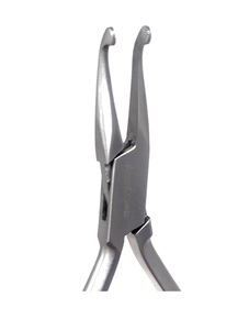 Alicates ortodónticos para coronas con puntas dentadas, instrumento dental manual de acero para doblar alambres de aparatos ortodónticos y formar bucles - Product Image 4