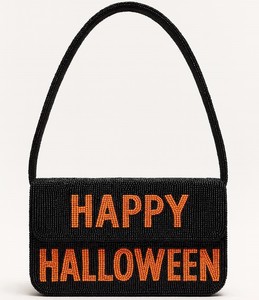 Sac à main noir perlé fait main pour femme, motif sorcière et chauve-souris, sac de soirée, sac bandoulière, sac à bandoulière croisé, pour Halloween et événements festifs, sac de caractère - Product Image 6