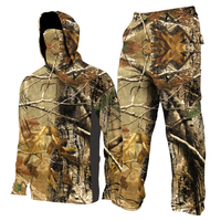 Nouvelle Collection 2026 : Ensemble Veste à Capuche et Pantalon de Chasse Camouflage Real Tree Anti-UV pour Jeunes – Autres Vêtements et Tenues de Chasse