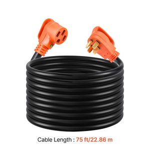 Cavo di Prolunga per Camper 50 Amp, 75ft, 125/250V, 7500W, Resistente, Cavo 6/3+8/1, Spina NEMA 14-50P/50R, Corrente Nominale 20A - Product Image 4
