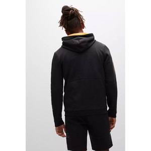 OEM Men's Winter Fleece Zip-Up Hoodie Long Sleeve Casual Style Solid Color Fashion Streetwear Men's Plain Full Zip Hoodie - Product Image 6