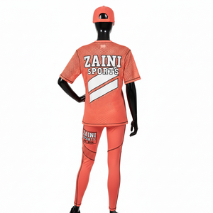 Conjunto Deportivo para Mujer, Camiseta de Malla y Leggings Elásticos, Poliéster Ligero GSM con Spandex, Estampado por Sublimación con Diseño de Paneles - Product Image 2