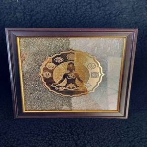 Marco de Pirita con Buda Moderno Personalizado – Decoración Espiritual para el Hogar Hecha a Mano de Alta Calidad, Regalo Artesanal al por Mayor - Product Image 1