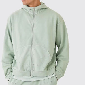 Conjuntos Deportivos para Hombre, de Alta Calidad, al por Mayor, Nueva Colección de Invierno, Tallas Grandes, Casuales, Sólidos, Ecológicos, con Capucha, para Gimnasio y Fitness - Product Image 1