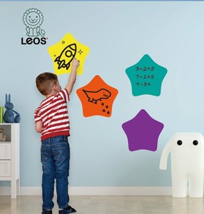 Calcomanías de estrellas educativas reutilizables para niños que aprenden en casa o práctica escolar Juego de pegatinas de borrado en seco - Product Image 3