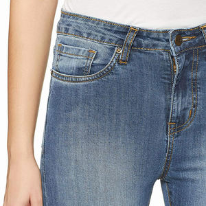 Pantalones Vaqueros Acampanados de Mezclilla para Hombre, Estilo Urbano, Transpirables, 100% Algodón, Unisex, Oversize, Ajuste Holgado, Lavados, Color Liso, Verano Invierno, Venta al por Mayor - Product Image 5