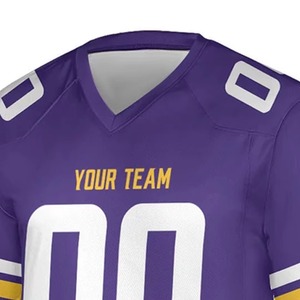 100% Polyester Sublimation Team Name American Football Jersey For Unisex High Quality Customized Adult American Football Jerseys - Product Image 4