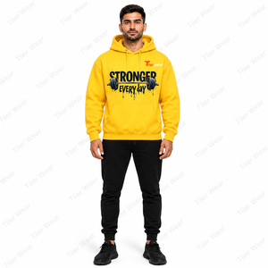 <b>Mens</b> Oversized Hoodie Acid Wash Cotton Fleece Pullover Hooded Sweatshirt <b>Long</b> <b>Sleeve</b> Streetwear <b>Top</b> Washed Oversized Hoodies - Product Image 2