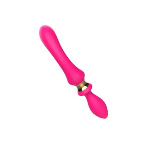 Baru isi ulang kepala ganda AV tongkat getar IPX6 tahan air 10 frekuensi silikon g-spot <span class=keywords><strong>Anal</strong></span> steker realistis pijat untuk - Product Image 3