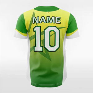 Camiseta de Béisbol Azul Cielo Sólido Personalizada 2025 con Ribete Naranja, Uniforme de Equipo con Botones, Nombre y Número Personalizados, Estilo Profesional, Venta al Por Mayor, Manga Corta - Product Image 2