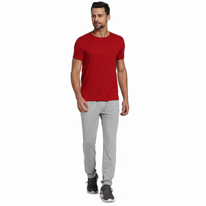 Camisetas Negras para Hombre al por Mayor, Color Rojo, Manga Corta, Cuello Redondo, Estilo Casual, Corte Regular, Tela de Algodón - Product Image 3