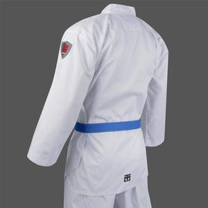 ชุดเทควันโดผ้าโพลีคอตตอนน้ำหนักเบา รับสกรีนโลโก้ ระบายอากาศได้ดี ทนทาน ชุดฝึกซ้อม คอวี สำหรับผู้ชายและผู้หญิง - Product Image 3