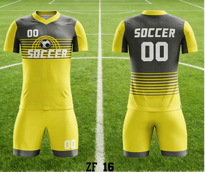 Football 2026 Custom <b>Heat</b> Transfer Printed Soccer Jersey Short Breathable Quick Dry Team Uniform Youth Football Training Wear - Product Image 2