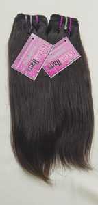 Cabello Humano Indio al por Mayor, Sin Procesar, Cutícula Alineada, Liso, Negro Natural, Suave, Ondulado, Material Crudo - Product Image 4