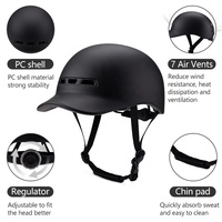 Nuevo Casco Estilo Gorra de Béisbol para Desplazamientos Urbanos en Patinete Eléctrico, Skate, Bicicleta y Motocicleta
