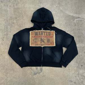 Sudadera con Capucha para Hombre, 100% Algodón, Corte Regular, Lavado Ácido, con Cierre, Logotipo Personalizado Bordado, Diseño Vintage, Forrada, Invierno, Ecológica, Transpirable - Product Image 3