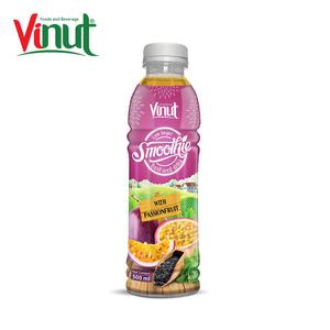 500ml para VINUT bajo en azúcar agua de coco concentrado jugo Semilla de albahaca bebida fruta de la Pasión batido fruta vegetal jugo proveedor - Product Image 5
