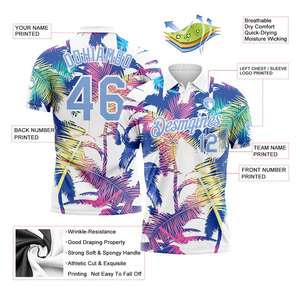 T-shirt de sport à sublimation, jersey de golf à séchage rapide, polos pour hommes, chemises de sport respirantes et anti-humidité - Product Image 2