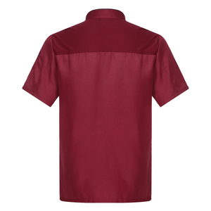 Uniforme de chef de restaurant de haute qualité, vêtements de travail de cuisine à manches courtes ou longues, durables et confortables, vêtements d'hôtellerie en gros - Product Image 2