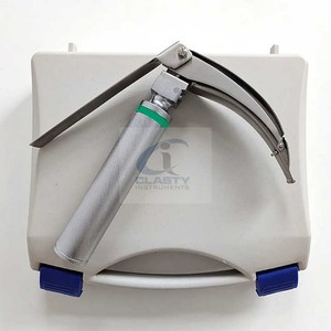 Laryngoscope à fibre optique flexible en acier inoxydable, manuel, pour intubation ORL, anesthésie, examen de la gorge, chirurgical, hospitalier - Product Image 2