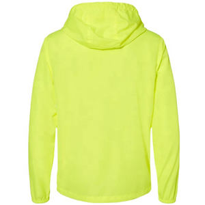 Veste coupe-vent en jean respirante à capuche pour l'hiver, séchage rapide, grande taille, confortable, avec logo frontal, faible MOQ, prix de gros - Product Image 2